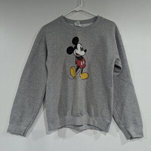 Mickey Mouse Grey Sweatshirt - Size Small